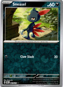 Pokemon Sneasel 061/131 Prismatic Evolutions Reverse Holo NM