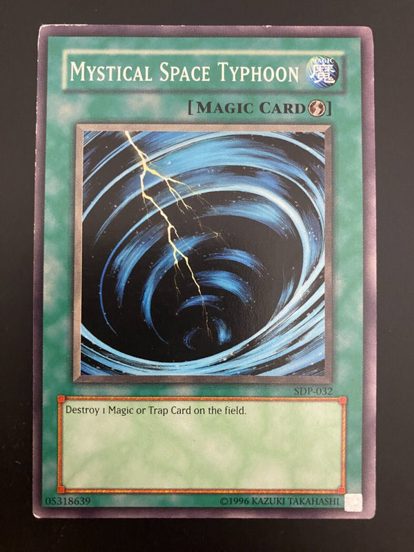 Yugioh Mystical Space Typhoon SDP-032 Unlimited Edition Common LP