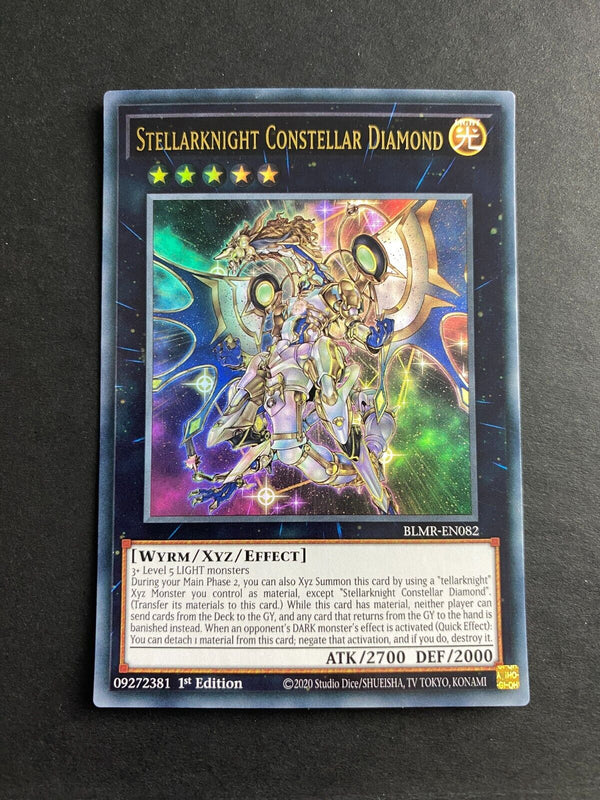 Yugioh Stellarknight Constellar Diamond BLMR-EN082 Ultra Rare 1st Edition NM