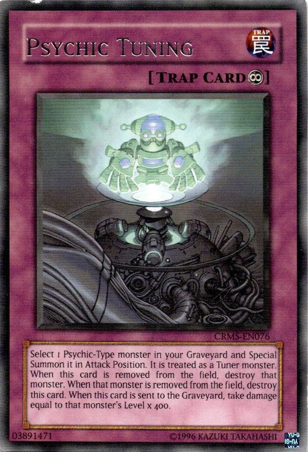 Yugioh Psychic Tuning CRMS-EN076 Rare Unlimited Edition MP