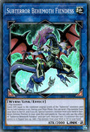 Yugioh Subterror Behemoth Fiendess CIBR-EN098 Super Rare 1st/unl Edition LP