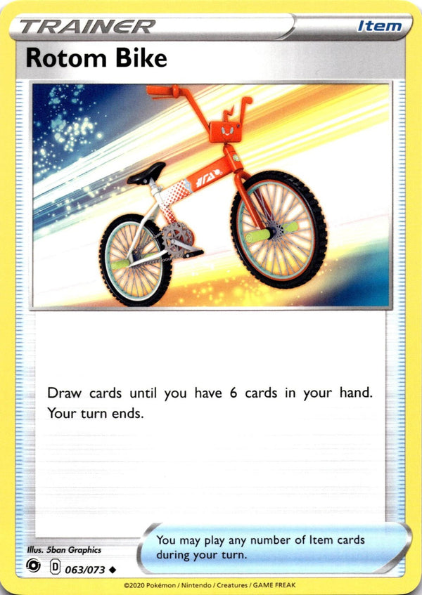Pokemon Rotom Bike 063/073 Champion's Path Non Holo NM