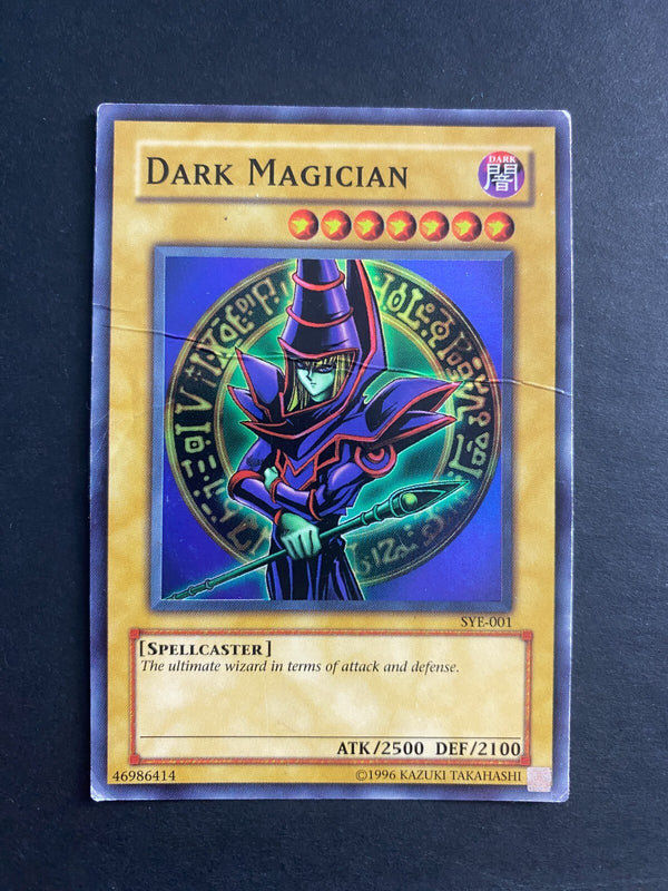 Yugioh Dark Magician SYE-001 Super Rare Unlimited Edition DAMAGED