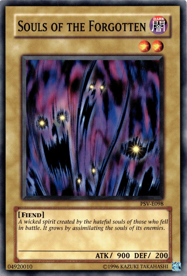 Yugioh Souls of the Forgotten PSV-E098 Common Unl Ed VLP/NM