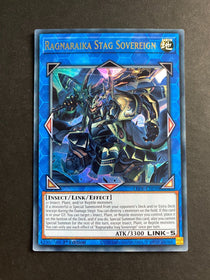 Yugioh Ragnaraika Stag Sovereign LEDE-EN050 Ultra Rare 1st Edition NM