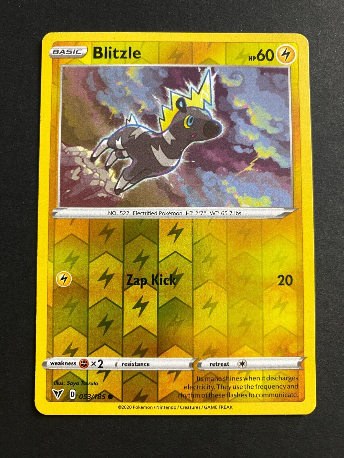 Pokemon Blitzle 053/185 Vivid Voltage Reverse Holo NM