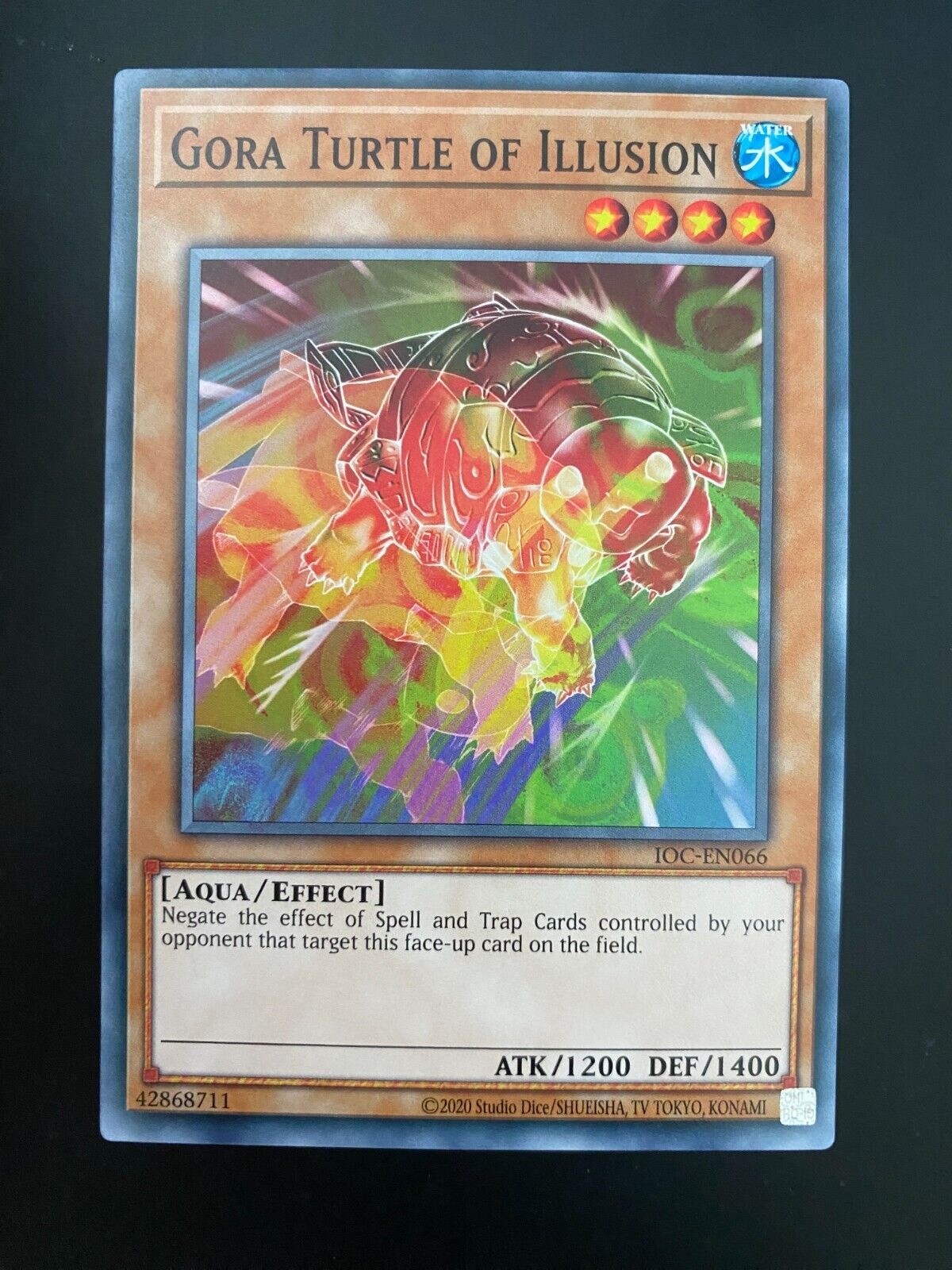 Yugioh Gora Turtle of Illusion IOC-EN066 Common Unlimited Edition NM/MINT