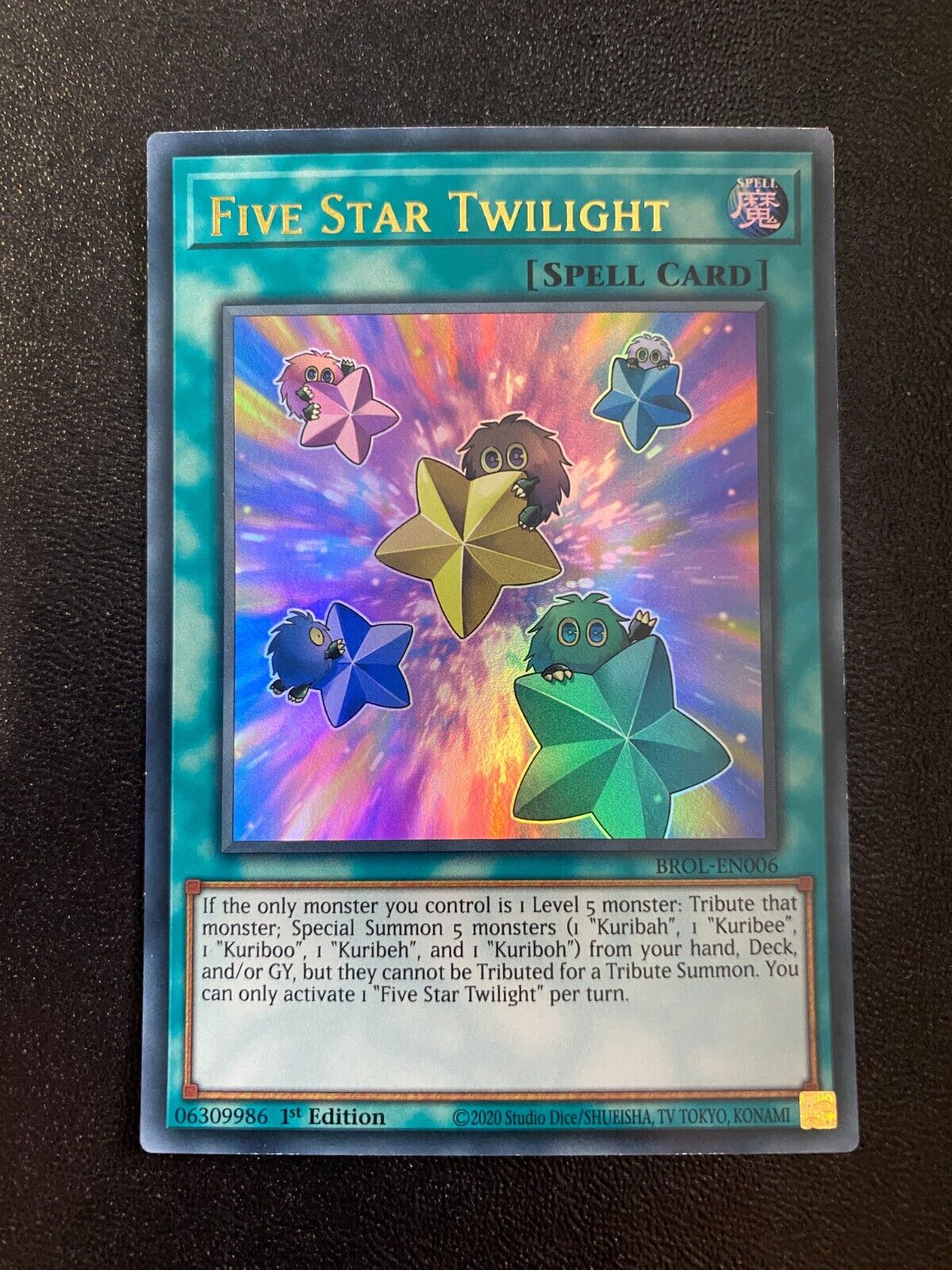 Yugioh Five Star Twilight BROL-EN006 Ultra Rare 1st Edition LP