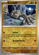 Pokemon Geodude 074/165 Pokemon 151 Reverse Holo NM