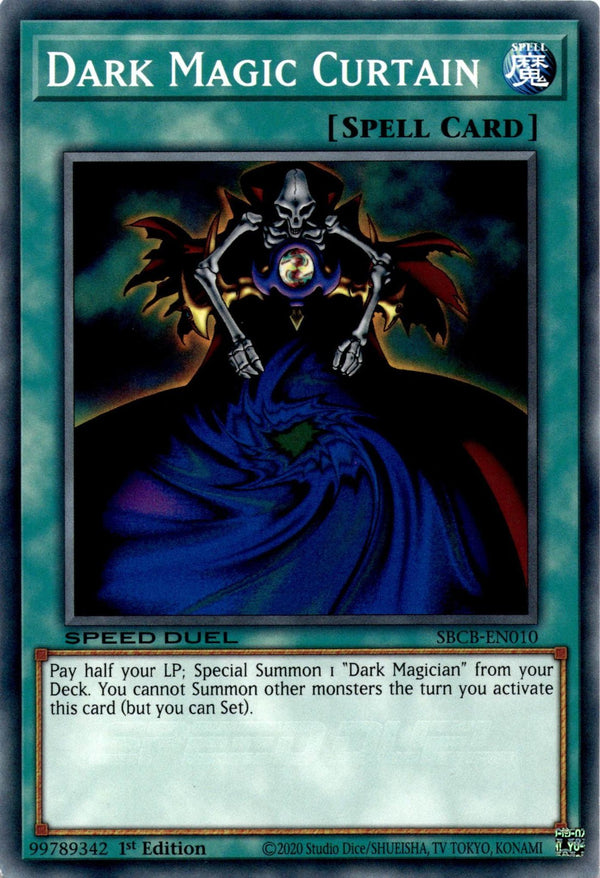 Yugioh Dark Magic Curtain SBCB-EN010 Speed Duel Common 1st Edition NM
