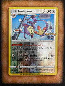 Pokemon Ambipom 057/078 Pokemon GO Reverse Holo NM