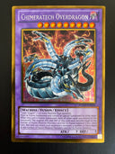 Yugioh Chimeratech Overdragon PGLD-EN056 Gold Rare Unlimited Edition NM