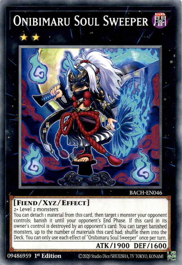 Yugioh Onibimaru Soul Sweeper BACH-EN046 Common 1st Edition NM