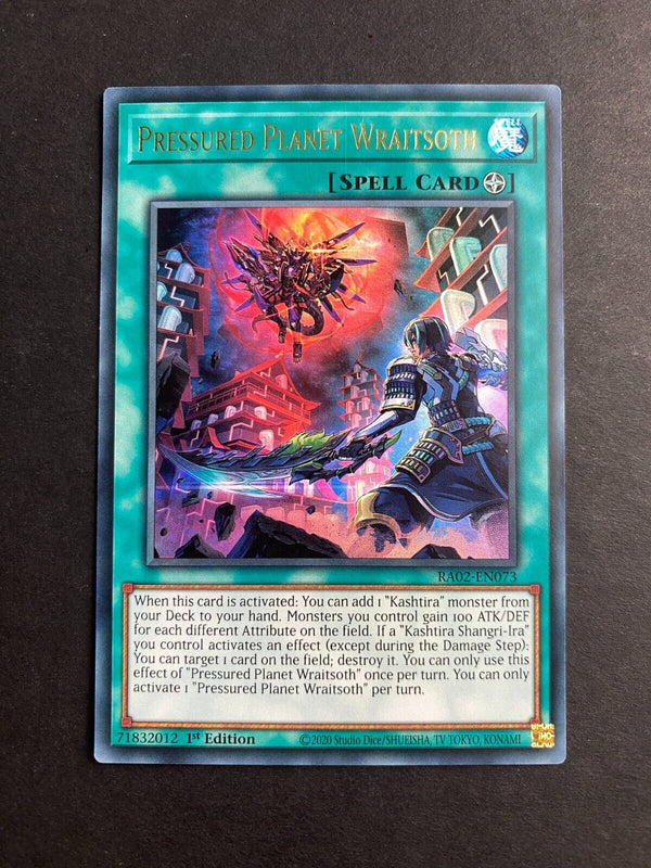 Yugioh Pressured Planet Wraitsoth RA02-EN073 Ultra Rare 1st Edition NM