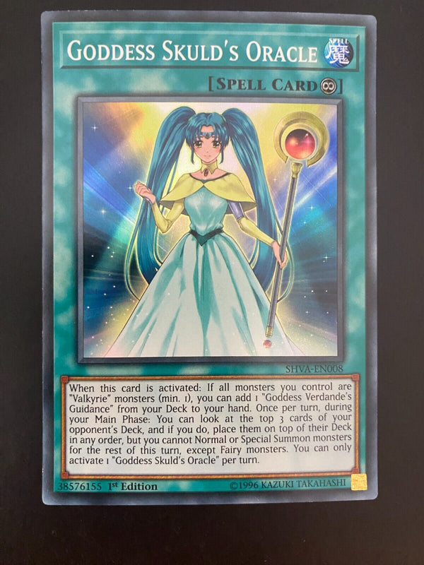 Yugioh Goddess Skuld's Oracle SHVA-EN008 1st Edition NM