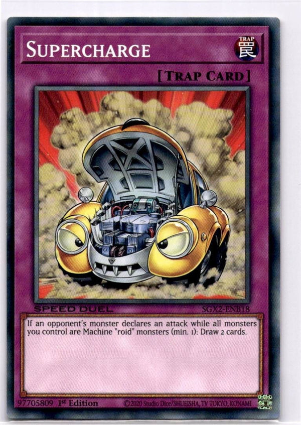 Yugioh Supercharge SGX2-ENB18 Common 1st Edition NM