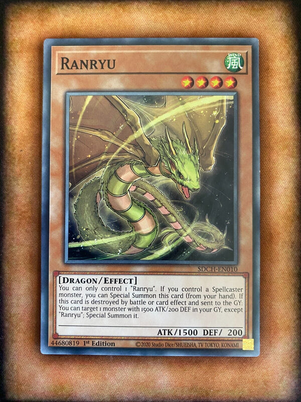 Yugioh Ranryu SDCH-EN010 Common 1st Edition NM/MINT