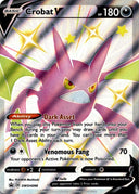 Pokemon Crobat V SWSH098 Black Star Promos Full Art Holo NM