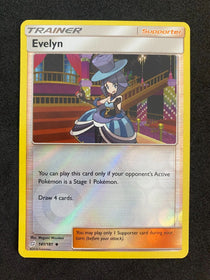 Pokemon Evelyn 141/181 Team Up Reverse Holo NM