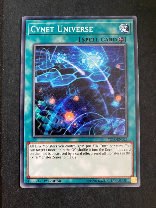 Yugioh Cynet Universe (Various Sets) Common 1st Edition NM