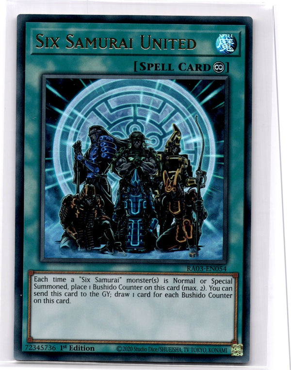 Yugioh Six Samurai United RA03-EN054 Ultra Rare 1st Edition NM