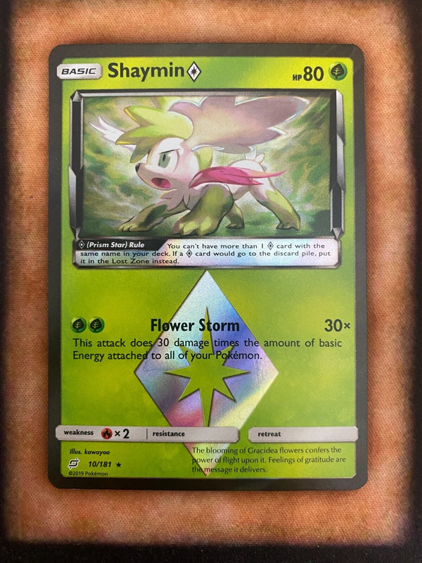 Pokemon Shaymin 10/181 Team Up Holo NM
