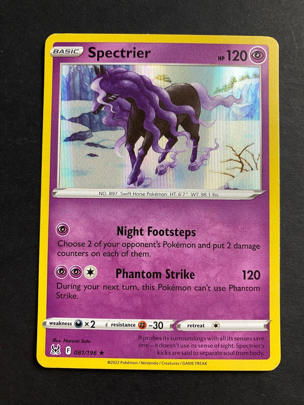 Pokemon Spectrier 081/196 Lost Origin Holo LP