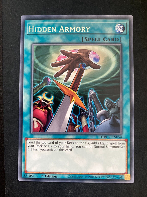 Yugioh Hidden Armory GRCR-EN054 Rare 1st Edition NM