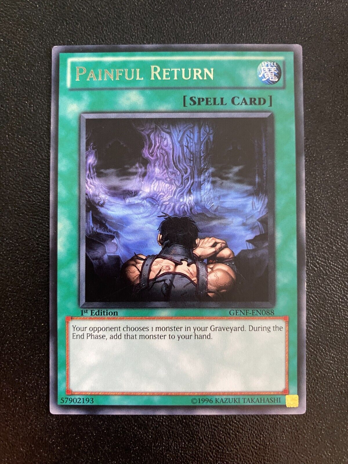 Yugioh Painful Return GENF-EN088 Rare 1st Edition LP