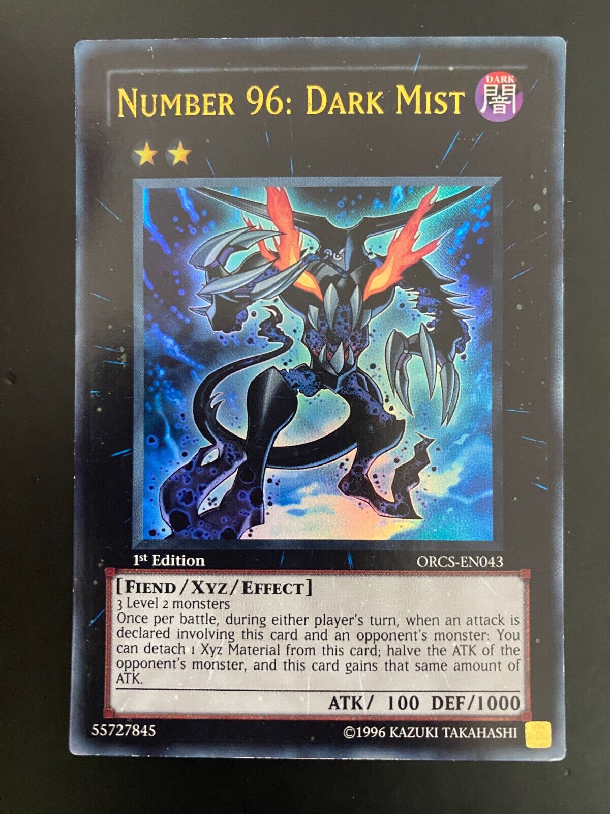 Yugioh Number 96: Dark Mist ORCS-EN043 Ultra Rare 1st Edition LP/VLP