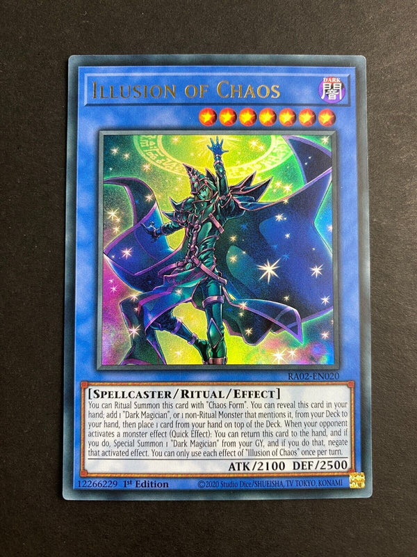 Yugioh Illusion of Chaos RA02-EN020 Ultra Rare 1st Edition NM