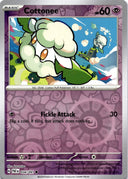 Pokemon Cottonee 034/091 Paldean Fates Reverse Holo NM