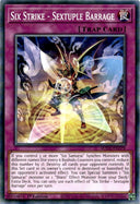 Yugioh Six Strike - Sextuple Barrage SUDA-EN078 Common 1st Edition NM