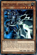 Yugioh Heroic Challenger - Assault Halberd WSUP-EN016 Super Rare 1st Edition LP
