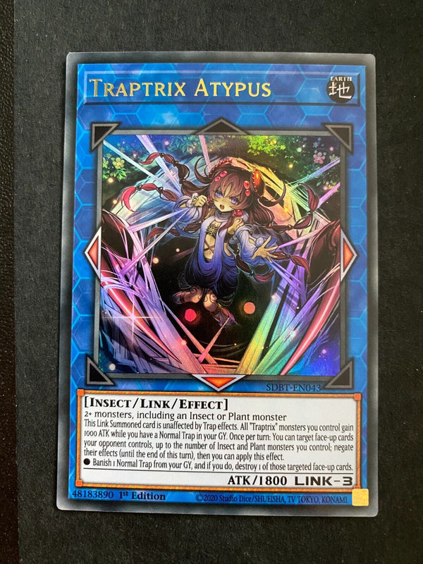 Yugioh Traptrix Atypus SDBT-EN043 Ultra Rare 1st Edition NM