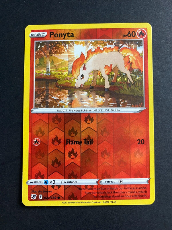 Pokemon Ponyta 021/189 Astral Radiance Reverse Holo VLP/NM