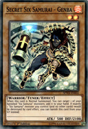 Yugioh Secret Six Samurai - Genba SPWA-EN002 Super Rare 1st Edition LP
