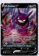 Pokemon Crobat V 104/189 Darkness Ablaze Full Art Holo NM