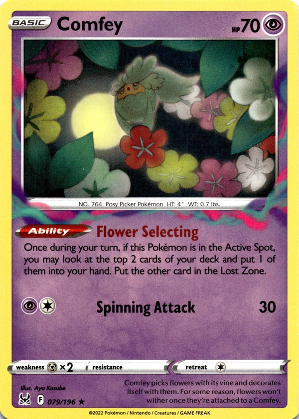 Pokemon Comfey 079/196 Lost Origin Non Holo NM