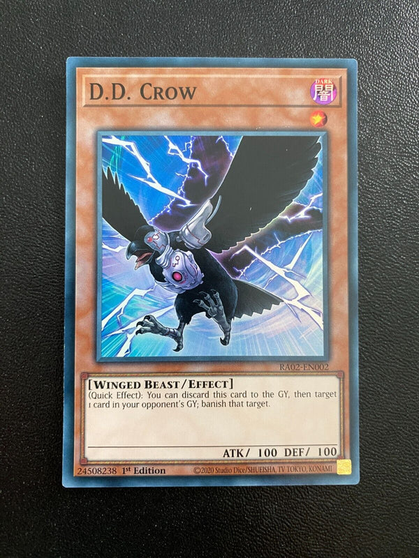 Yugioh D.D. Crow RA02-EN002 Super Rare 1st Edition NM