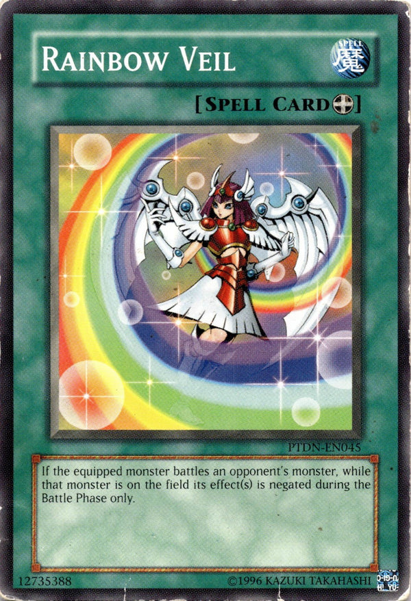 Yugioh Rainbow Veil PTDN-EN045 Common 1st Edition DAMAGED