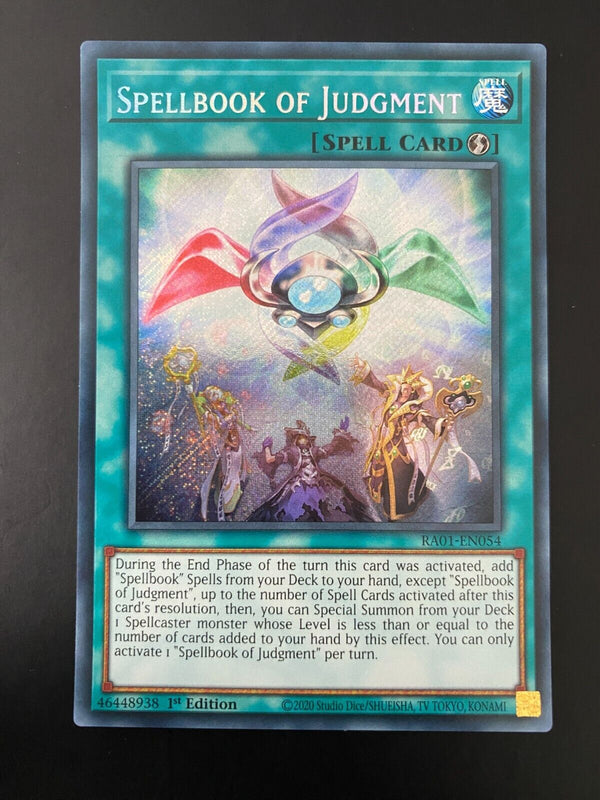 Yugioh Spellbook of Judgment RA01-EN054 Secret Rare 1st Edition NM/MINT