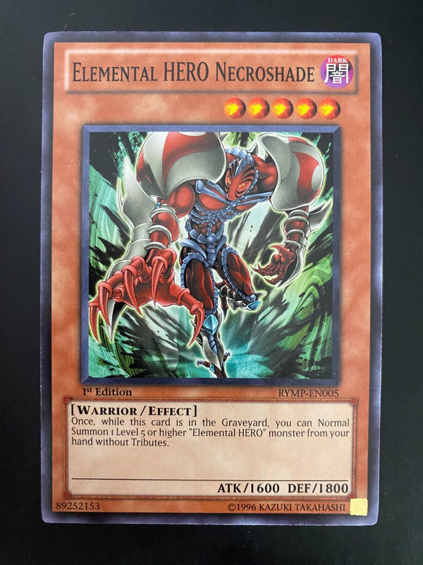 Yugioh Elemental Hero Necroshade RYMP-EN005 Common 1st Edition NM/MINT