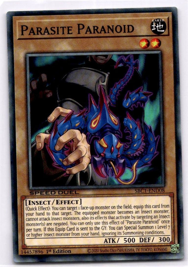 Yugioh Parasite Paranoid SBC1-END08 Common 1st Edition NM