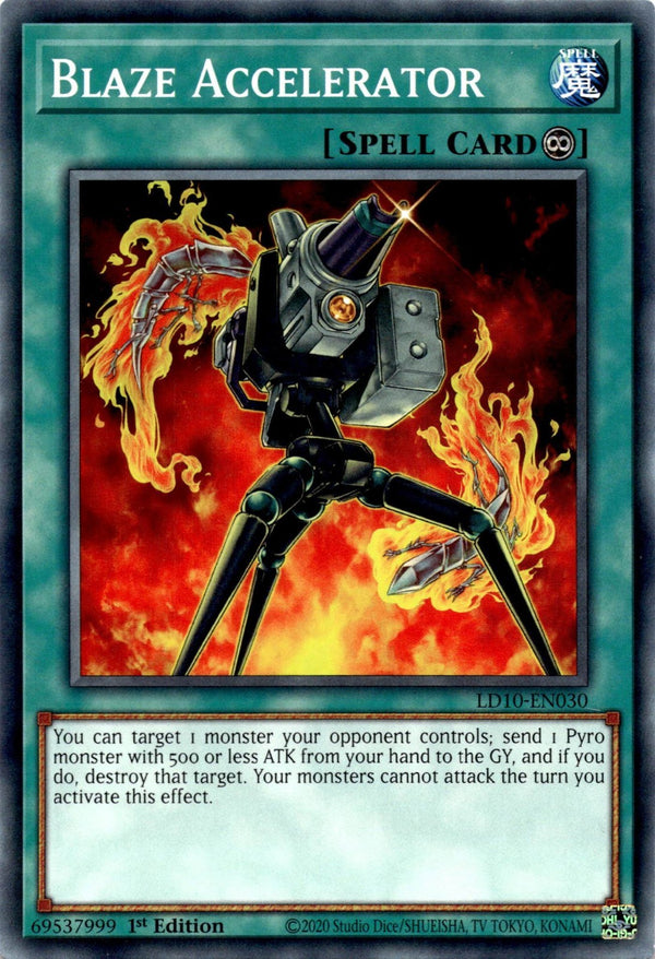 Yugioh Blaze Accelerator LD10-EN030 Common 1st Edition NM