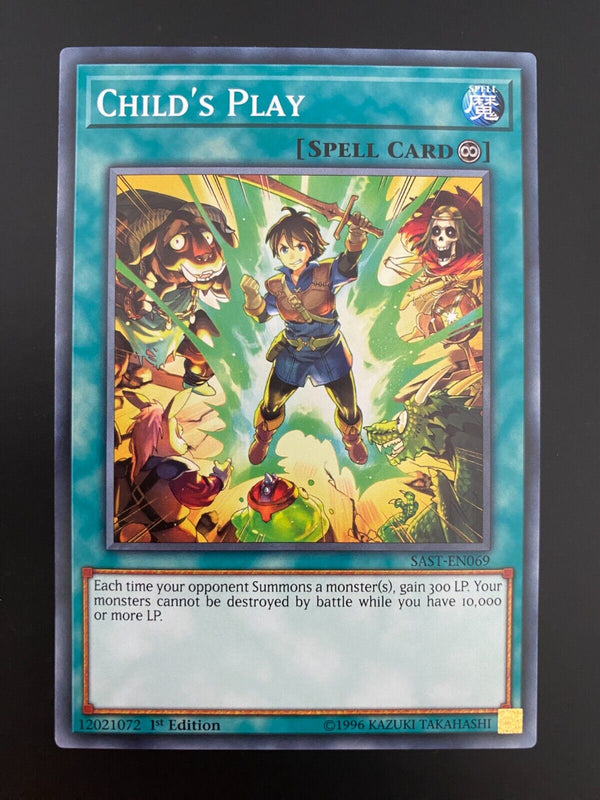 Yugioh Child's Play SAST-EN069 Common1st Edition NM