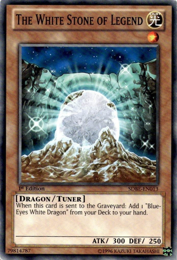 Yugioh The White Stone of Legend SDBE-EN013 Common 1st Edition VLP/NM