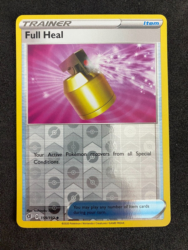 Pokemon Full Heal 159/192 Rebel Clash Reverse Holo NM-MINT