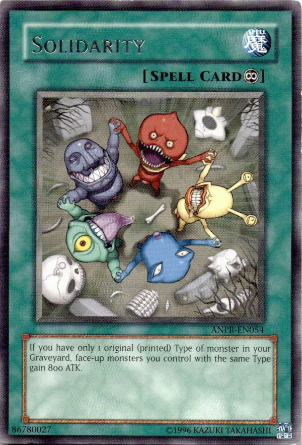 Yugioh Solidarity ANPR-EN054 Rare Unlimited Edition LP