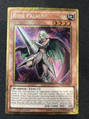 Yugioh Rose Paladin PGL2-EN004 Gold Secret Rare 1st Edition LP